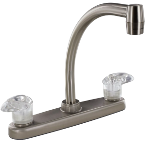RV Catalina Kitchen Faucet Brushed Nickel 8 inch Hi Arc, Phoenix Products PF221402