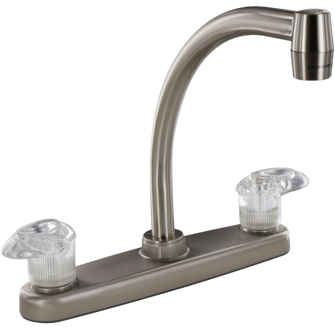 RV Catalina Kitchen Faucet Brushed Nickel 8 inch Hi Arc, Phoenix Products PF221402