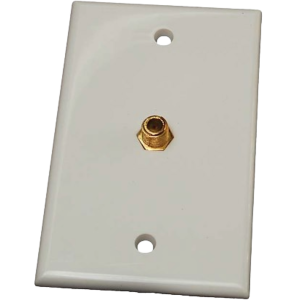 Interior TV Wall Plate - White, RV Designer T141