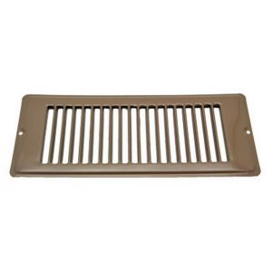 RV Floor Grille 4 inch x 10 inch - Brown, Ap Products 013-634 RV Floor Grille Ap Products