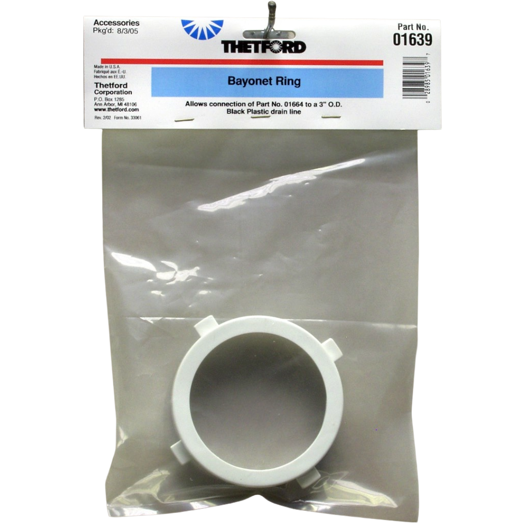 Thetford 3′ I.D. x 4′ O.D. Bayonet Ring, Thetford Corporation 01639