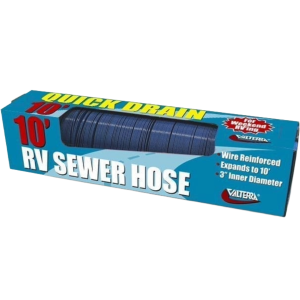 Valterra 10 Foot Quick Drain RV Sewer Hose, Valterra D04-0045