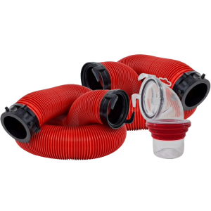 RV 20-Foot Deluxe Valterra EZ Coupler Sewer Hose Kit, Valterra Products Inc. D04-0115