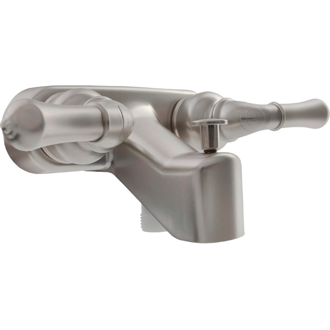 4 inch Classical RV Tub & Shower Faucet, Dura Faucet DF-SA110C-SN