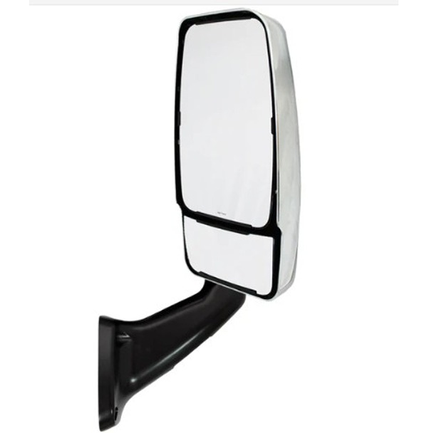 RV Motorhome Mirror, Passenger Side, Chrome/Black, Velvac 716080