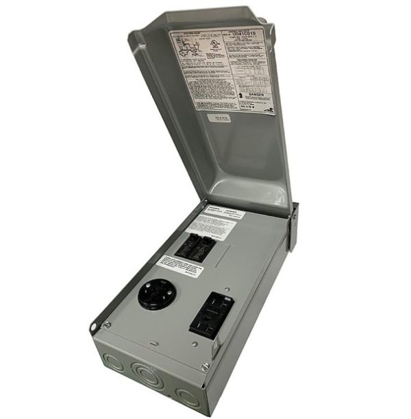 Power Outlet Box 120/240 volt, 30 amp, Parallax U041C010P