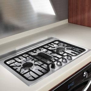 3 Burner Recessed Mount Cook Top, 24in, Stainless Steel, Furrion FGH4ZSA-SS 3 Burner Recessed Mount Cook Top, 24in, Stainless Steel, Furrion FGH4ZSA-SS
