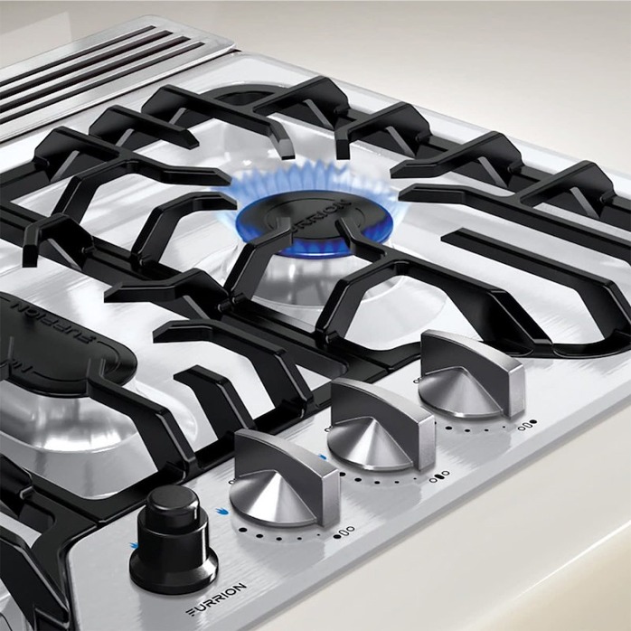 3 Burner Recessed Mount Cook Top, 24in, Stainless Steel, Furrion FGH4ZSA-SS - Image 3