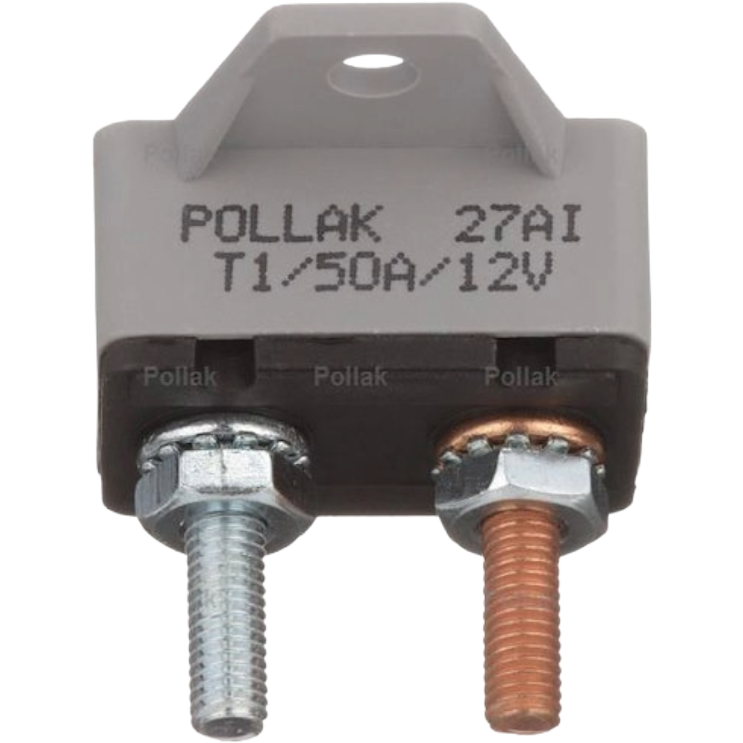 50 Amp Circuit Breaker Plastic Housing, Pollak 54-250PL