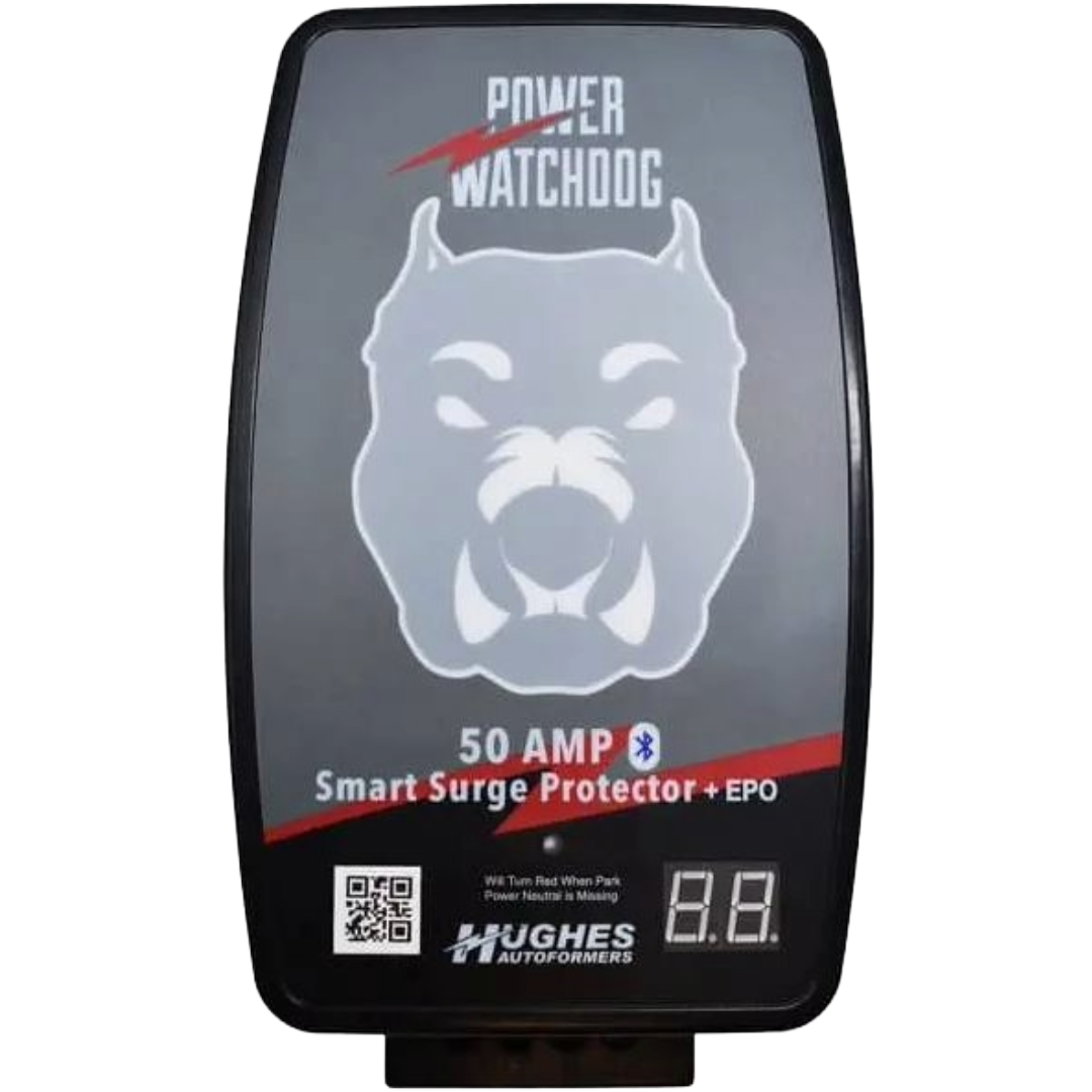 Bluetooth Surge Protector 50 Amp, Hughes Auto PWD50-EPO-H