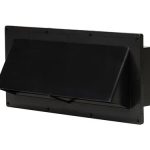 Black Stove Vent Hood Exhaust Outlet