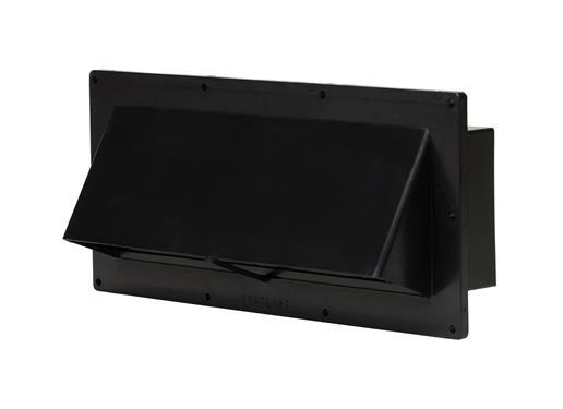 Black Stove Vent Hood Exhaust Outlet