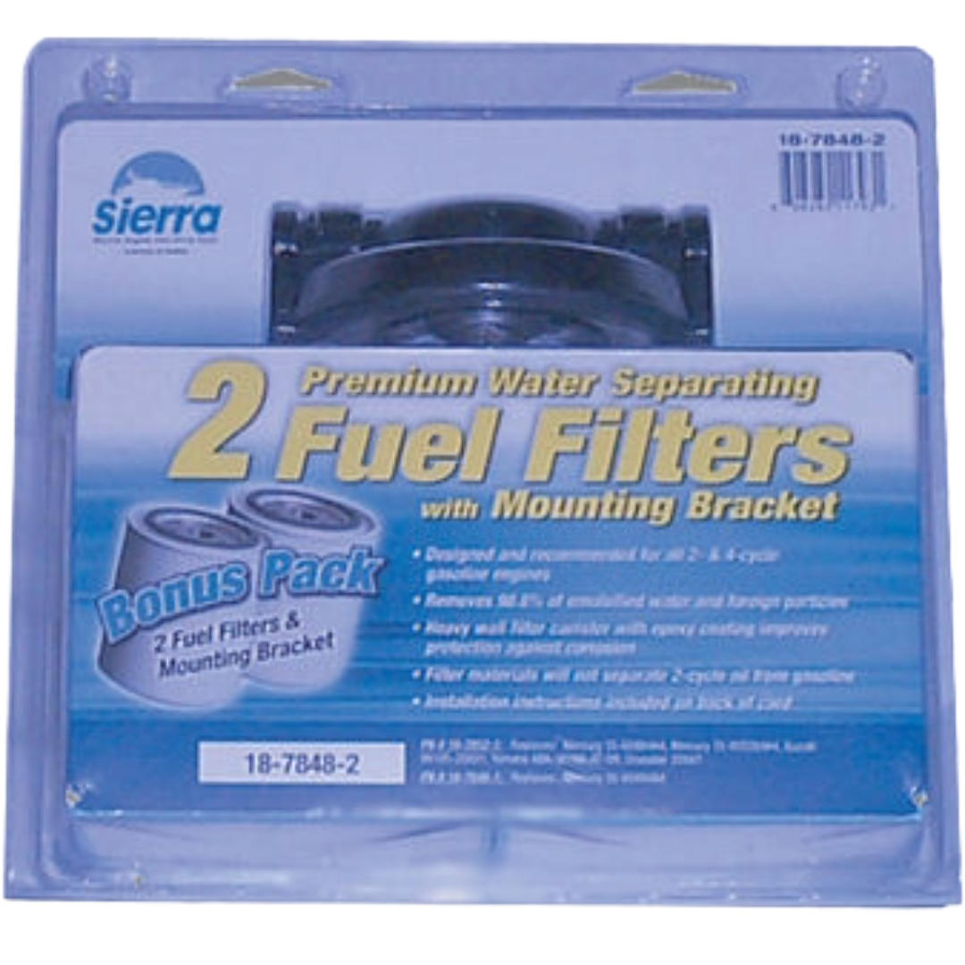 Fuel Water Separator Filter Set Of 2, Sierra Marine 18-7848-2