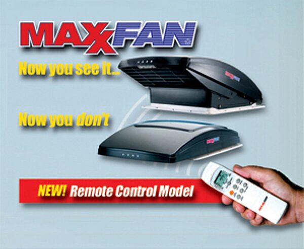 Maxxfan Ventilator RV Roof Vent - Smoke, Maxx Air 00-06200k