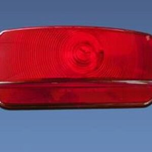 RV Tail Light with Red Lens, Black Base, Command 003-81B RV Tail Light with Red Lens, Black Base, Command 003-81B