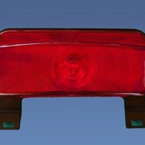 RV Tail Light with Red Lens, Black Base, w/ Plate Brkt, Command 003-81LB RV Tail Light with Red Lens, Black Base, w/ Plate Brkt, Command 003-81LB