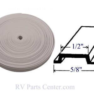 5/8 inch x 25 foot Flexible Insert Colonial White, AP Products 011-368