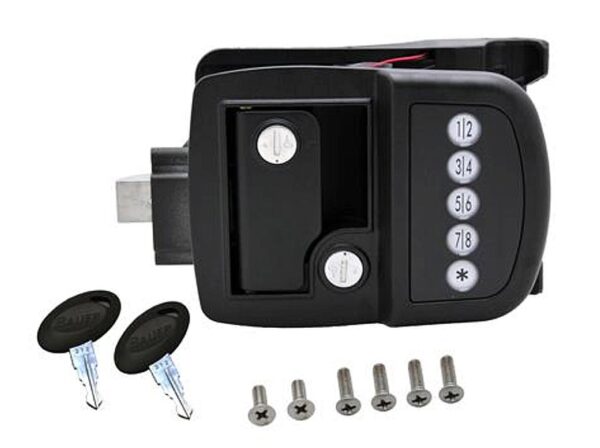 Electric Travel Trailer Lock, Bauer Style, AP Products 013-509