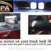 Cipa Trailer Towing Mirror Left or Right Side, Cipa 11000
