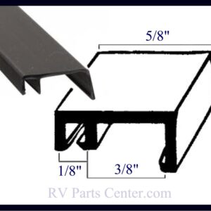 Hehr Style Molding Insert Black, JR Products 11501 Hehr Style Molding Insert Black, JR Products 11501