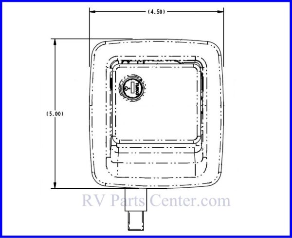 12054-37 TriMark RV Compartment Door Lock - 6 Pack