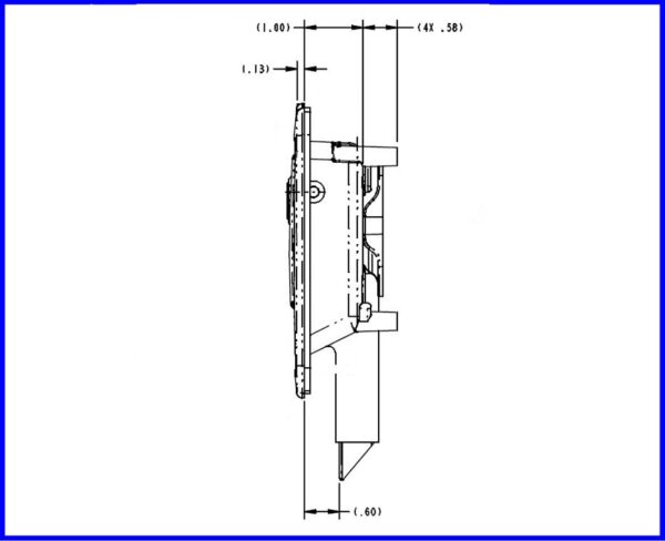 12054-37 TriMark RV Compartment Door Lock - 6 Pack