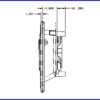 12055-37 TriMark Compartment Door Lock - 6 Pack