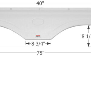 Thor Brand FS2205 Tandem Fender Skirt - 12205