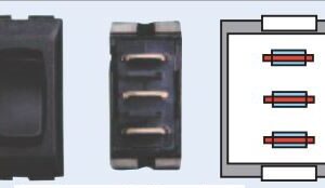 13 Amp Slide Out Switch, Valterra, DGF193PB 13 Amp Slide Out Switch, Valterra, DGF193PB