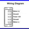 12v Furniture Switch, Black, JR Products 13955