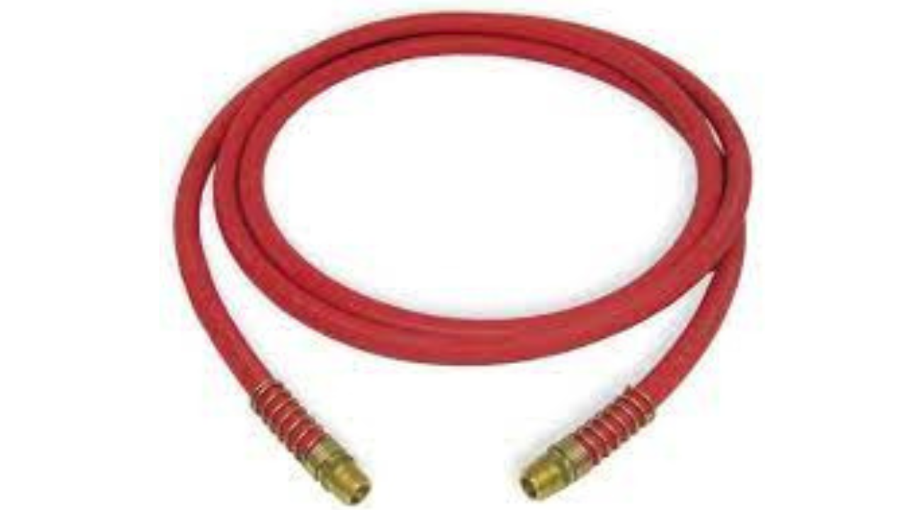 Rubber Air Line Hose 12′ Red, Velvac 140134