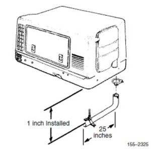 Onan Microlite Generator Exhaust Tube Kit, Cummins Onan 155-2325 Onan Microlite Generator Exhaust Tube Kit, Cummins Onan 155-2325