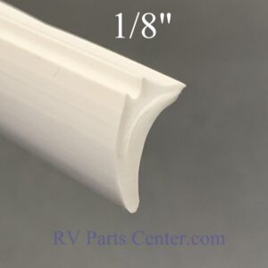 Hehr Glazing Bead Used on 1/8 Glass, White Exterior RV Window Seal  - H009-842-41