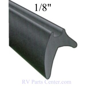 Hehr Glazing Bead, For 1/8 Glass, Black Exterior RV Window Seal - 1810BGB