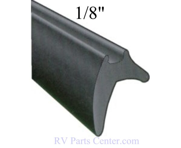 Hehr Glazing Bead, For 1/8 Glass, Black Exterior RV Window Seal - 1810BGB