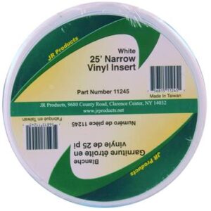 3/4 inch x 25 foot Vinyl Insert White, JR Products 11245