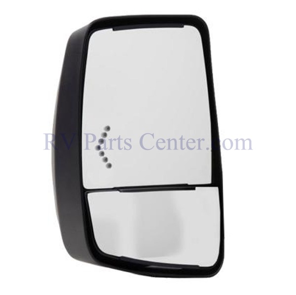 2020XG Mirror Head, Black, Electric, w/TS, Driver Side Velvac 716515