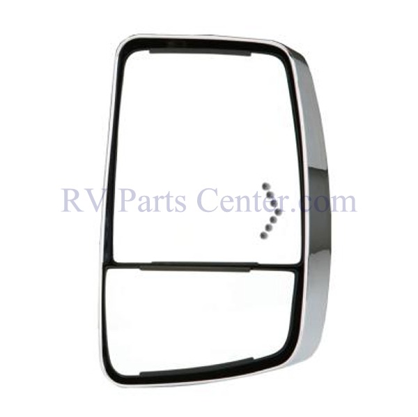 2020XG Mirror Head, Chrome, Electric, w/TS, Passenger Side Velvac 716520