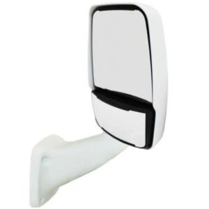 RV Motorhome Mirror, 2025 Passenger Side, White, Deluxe Head, Velvac 714188