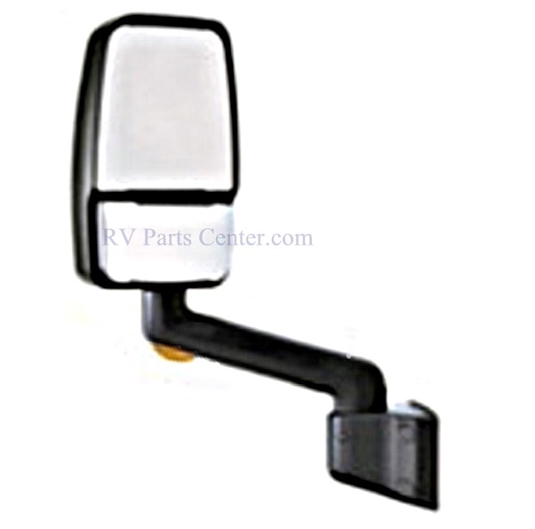 Motorhome Mirror, Driver Side, Black, 10 inch Arm, Velvac 714693