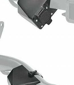 6 & 7 Way Trailer Plug Mounting Box for Round Tube Hitch, Draw-Tite 18159 6 & 7 Way Trailer Plug Mounting Box for Round Tube Hitch, Draw-Tite 18159