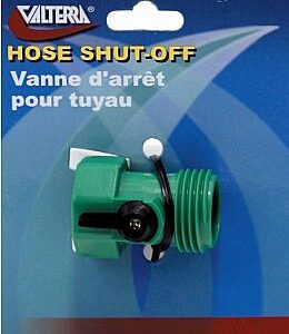 Valterra Single RV Hose Shutoff Plastic, Valterra A01-0125VP
