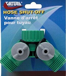 Deluxe Plastic Double RV Hose Shut-off, Valterra A01-0132VP