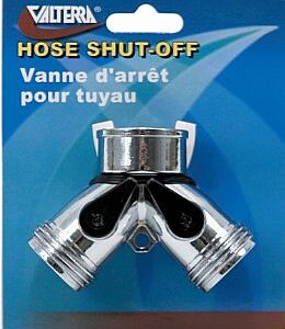 RV Double RV Hose Shut Off Metal, VALTERRA PRODUCTS A01-0131VP