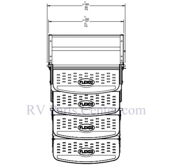 24 inch Triple RV Step 9 inch Rise, Stromberg Carlson SMFP-4400