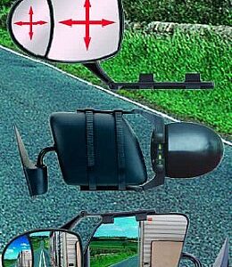 Cipa Dual View Clip On Trailer Towing Mirror, Cipa 11953 Cipa Dual View Clip On Trailer Towing Mirror, Cipa 11953