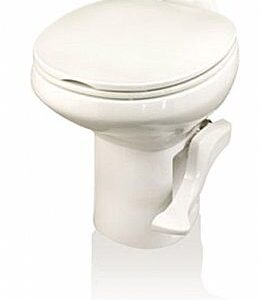 Thetford Style II High RV Toilet with Sprayer - White, Thetford 42060