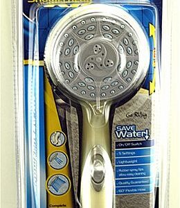 Shower Head Kit Off White with Shut Off, Camco 43715