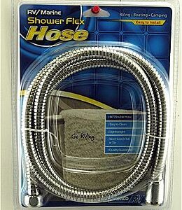 Shower Flex Hose 60 Inch Chrome by Camco, Camco Mfg., Inc. 43716 Shower Flex Hose 60 Inch Chrome by Camco, Camco Mfg., Inc. 43716