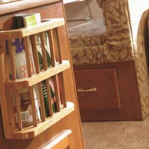 Motorhome Trailer Wood Magazine Rack, Camco Mfg., Inc. 43411 Motorhome Trailer Wood Magazine Rack, Camco Mfg., Inc. 43411